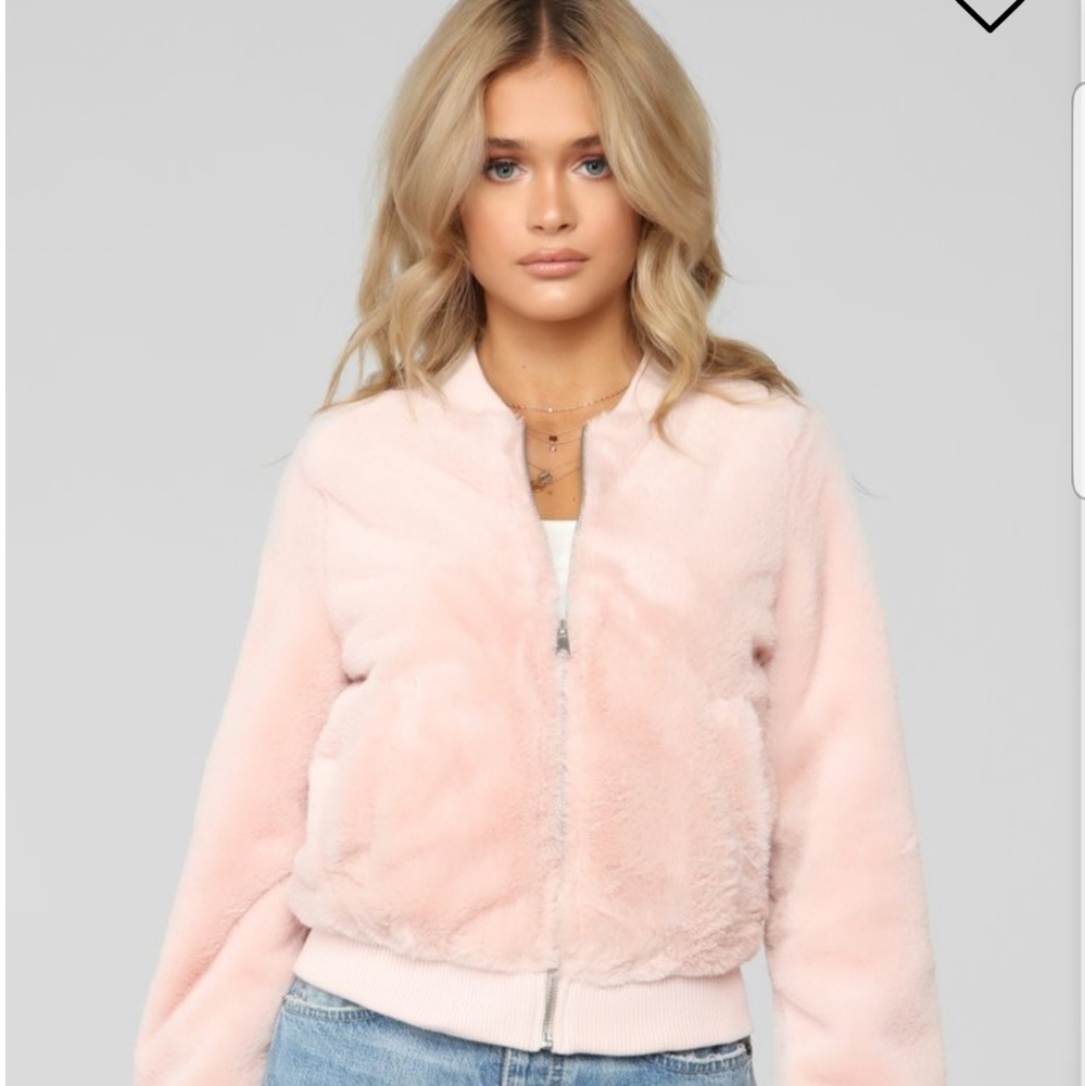 Fashion nova faux fur jacket